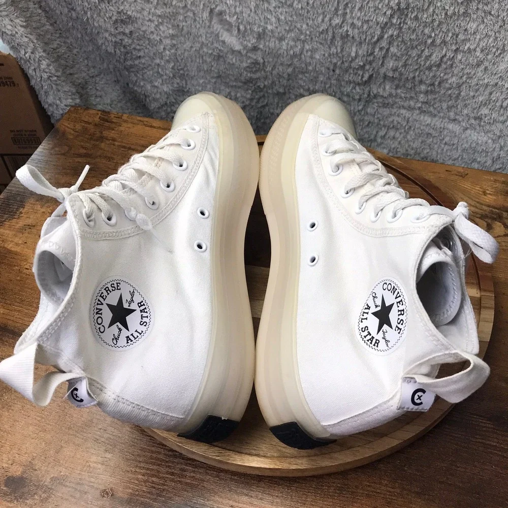 Converse Chuck Taylor All Star CX M 10 W 12 White Translucent Explore High Shoes - Picture 8 of 13